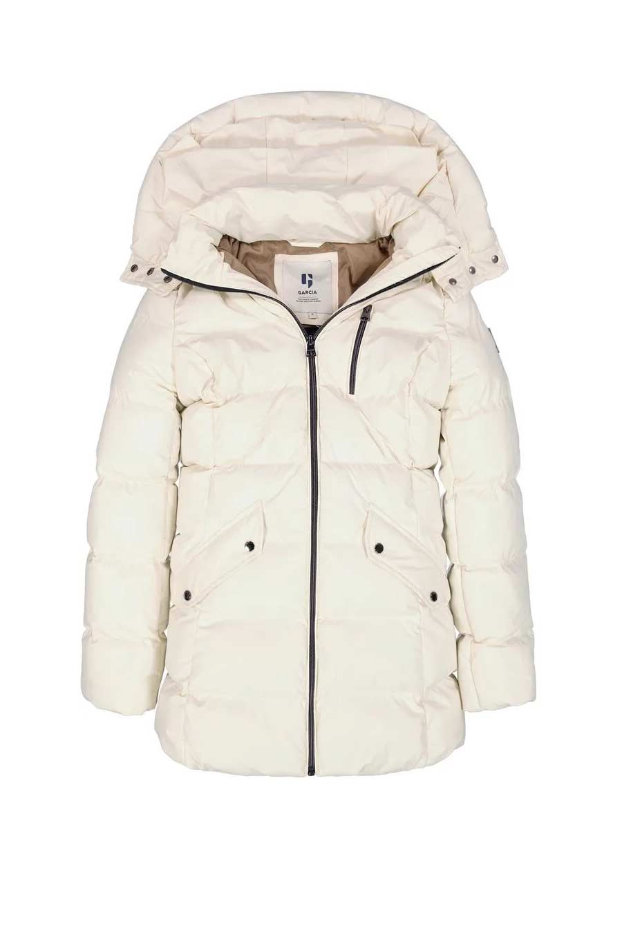 GARCIA GARCIA Μπουφάν GJ300902_ladies outdoor jacket - WHITE-GARCIAGJ300902-323-WHITE