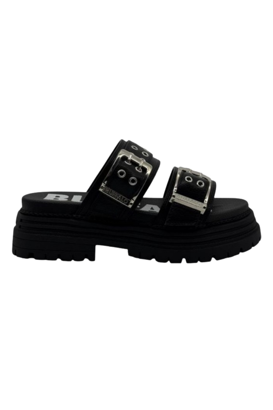 BUFFALO Σανδάλια - Πέδιλα LENNOX LOOP - ΜΑΥΡΟ-1602270-BLACK