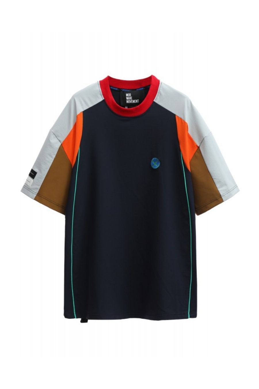 MOD WAVE MOVEMENT Technical Unisex T-Shirt - Μπλε-MW082020563-BLUE