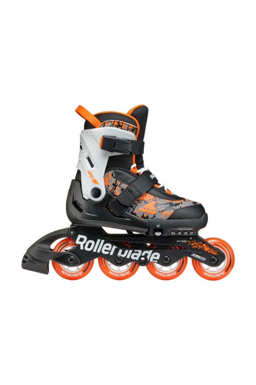ROLLERBLADE ROLLERBLADE In Line Skates Πατίνια Microblade SL, Μαύρο Πορτοκαλί - BLACK-43075154-BLACK