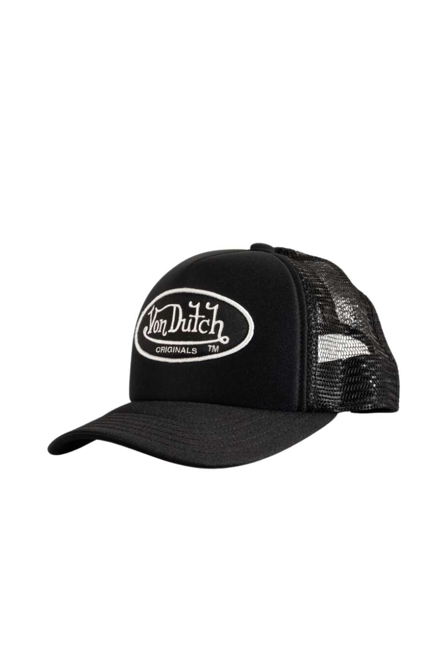 VON DUTCH καπέλο jockey TRUCKER TAMPA - Μαύρο-VD7030437-124-BLACK