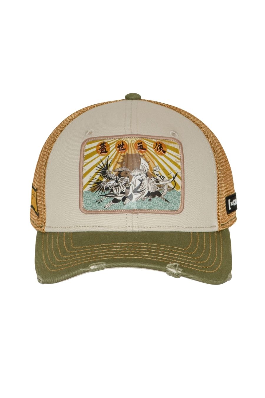 CAPSLAB Kung Fu Panda Trucker Καπέλο - Μπεζ-CL/CFP/1/PCS/DRA-BEIGE - CAPSLAB - 