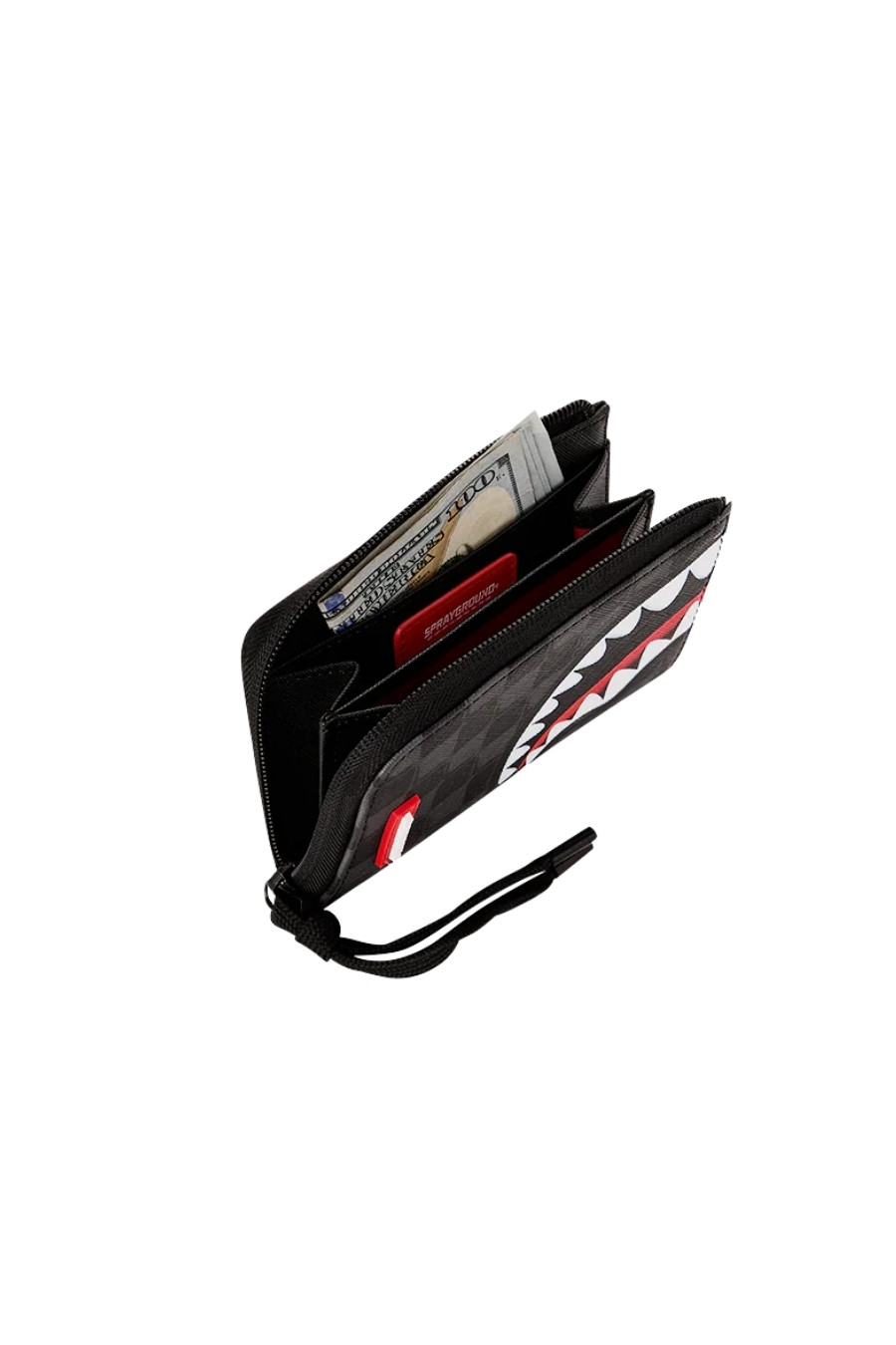 Sprayground Unisex Wallet Shark - Μαύρο-W8949-BLACK φωτογραφία