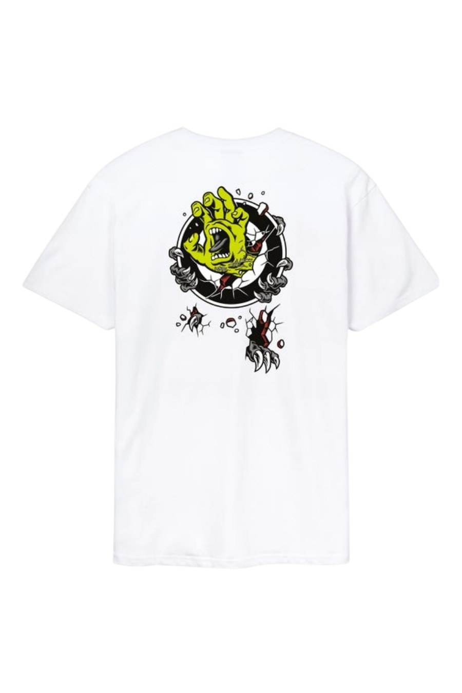 SANTA CRUZ T-Shirts Roskopp Screaming Target T-Shirt - ΛΕΥΚΟ-SCA-TEE-12514-WHITE φωτογραφία