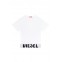 DIESEL-Γυναικείο-UFTEE-SPORT-CROPPED-T-SHIRT---WHITE