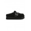 COLORS-OF-CALIFORNIA-Παντόφλες-TEDDY-PLATFORM-MOCCASIN---ΜΑΥΡΟ