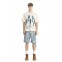 MOD-WAVE-MOVEMENT-Unisex-Denim-Tapestry-Βερμούδα---Μπλε