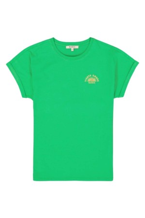 GARCIA T-SHIRT γυναικείο P40206_ladies T-shirt ss - Πράσινο
