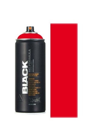 MONTANA CANS SPRAY CANS BLACK 400ML REDS - RED