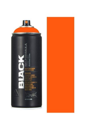 MONTANA CANS SPRAY CANS BLACK 400ML POWER COLORS - ORANGE