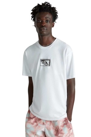 VANS T Shirts TECH BOX SS TEE - Λευκό