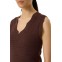 GARCIA-Women's-Knitted-Sleeveless-Top-P260220---Earth-Brown