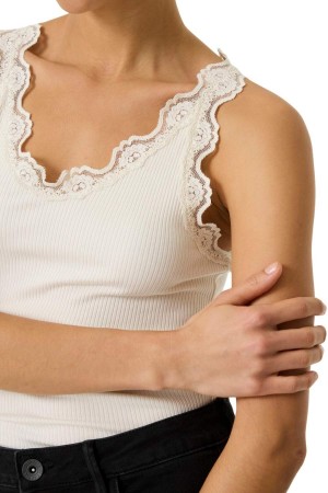 GARCIA Αμάνικες Μπλούζες Z0068_ladies singlet - Μπεζ