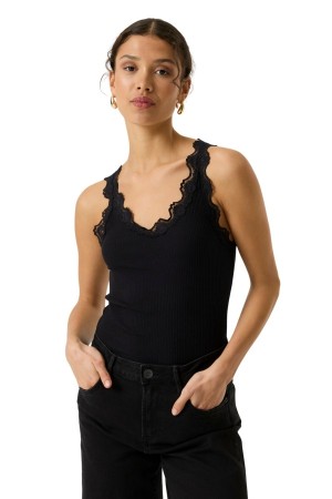 GARCIA Αμάνικες Μπλούζες Z0068_ladies singlet - Μαύρη
