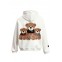 MOD WAVE MOVEMENT Φούτερ με Κουκούλα MWM TEDDY PATCH HOODIE - WHITE