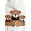 MOD WAVE MOVEMENT Φούτερ με Κουκούλα MWM TEDDY PATCH HOODIE - WHITE