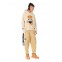 MOD WAVE MOVEMENT Φούτερ με Κουκούλα MWM TEDDY CANVAS PATCHES CROPPED HOODIE - BEIGE