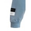 MOD WAVE MOVEMENT Φούτερ με Κουκούλα MWM TEDDY CANVAS PATCHES CROPPED HOODIE - BLUE