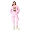 MOD WAVE MOVEMENT Φούτερ με Κουκούλα MWM TEDDY CANVAS PATCHES CROPPED HOODIE - PINK