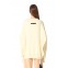 MOD WAVE MOVEMENT Φούτερ λαιμόκοψη MWM TEDDY PATCHWORK PRINT SWEATSHIRT - BEIGE