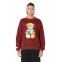 MOD WAVE MOVEMENT Φούτερ λαιμόκοψη MWM TEDDY PATCHWORK PRINT SWEATSHIRT - MULTI