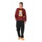 MOD WAVE MOVEMENT Φούτερ λαιμόκοψη MWM TEDDY PATCHWORK PRINT SWEATSHIRT - MULTI