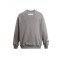 MOD WAVE MOVEMENT Φούτερ λαιμόκοψη MWM TEDDY PATCHWORK PRINT SWEATSHIRT - GREY