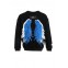 MOD WAVE MOVEMENT Φούτερ λαιμόκοψη MWM WINGS STARS SWEATSHIRT - 