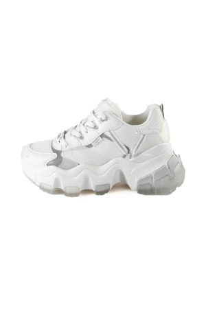 BUFFALO Γυναικεία Sneakers NORION1 - ΑΣΠΡΟ