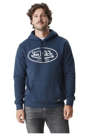 VON DUTCH Ανδρικό Φούτερ με Κουκούλα VD/1/SWC/BRAND/NV - BLUE