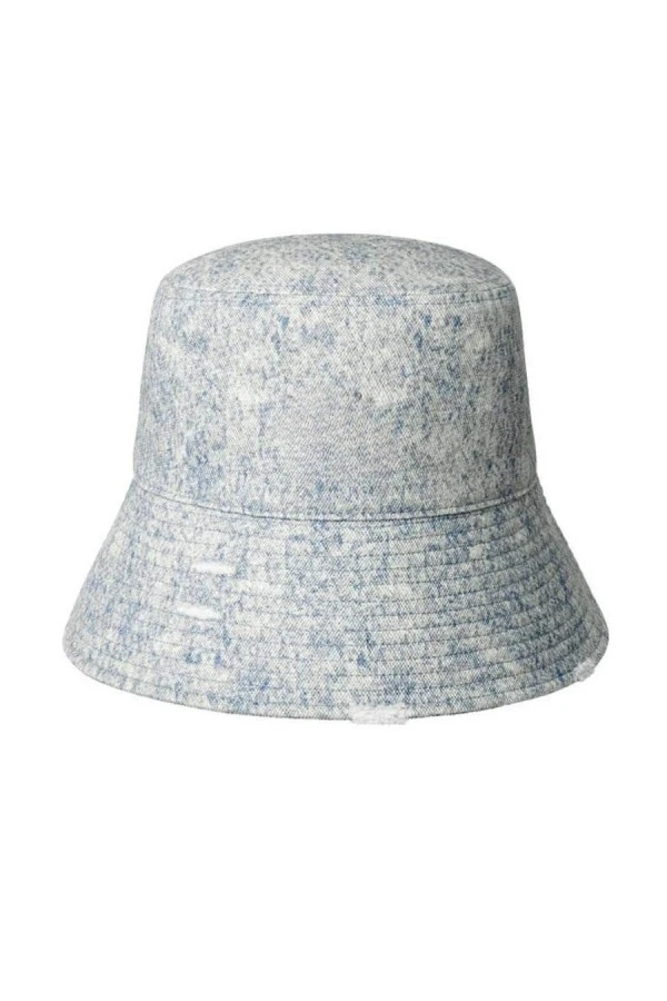 KANGOL Καπέλα WASHED DENIM BUCKET - BLUE