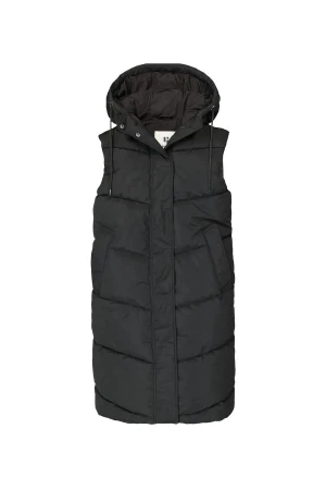 GARCIA Αμάνικα Μπουφάν GJ300911_ladies bodywarmer - ΜΑΥΡΟ