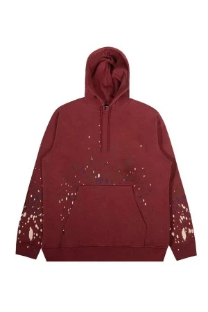 THE HUNDREDS Φούτερ με Κουκούλα Bandulu Hooded - ΜΠΟΡΝΤΟ