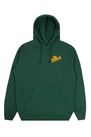 THE HUNDREDS Φούτερ με Κουκούλα Blurred Slant - ΠΡΑΣΙΝΟ