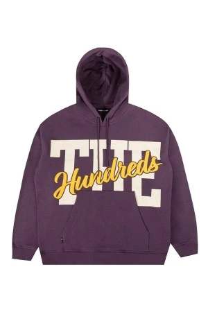 THE HUNDREDS Φούτερ με Κουκούλα THE Pullover - Μωβ