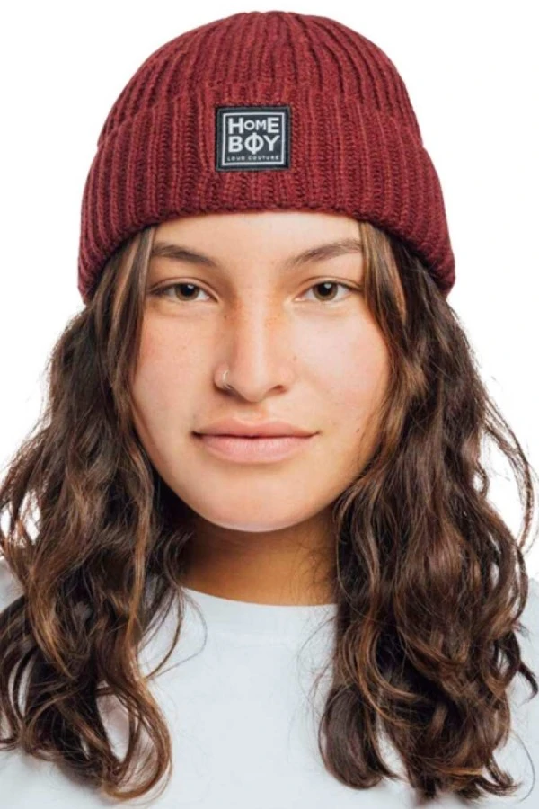HOMEBOY Σκούφοι AHOY Beanie - ΜΠΟΡΝΤΟ