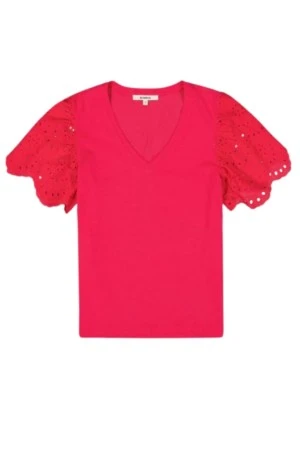 GARCIA γυναικεία μπλούζα O40009_ladies T-shirt ss - Φούξια