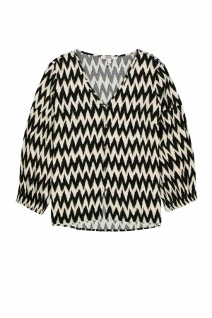 GARCIA γυναικεία πουκάμισα O40033_ladies shirt ls - Μαύρο