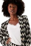 GARCIA Γυναικείο Μπλέιζερ O40093_ladies jacket - ΜΑΥΡΟ
