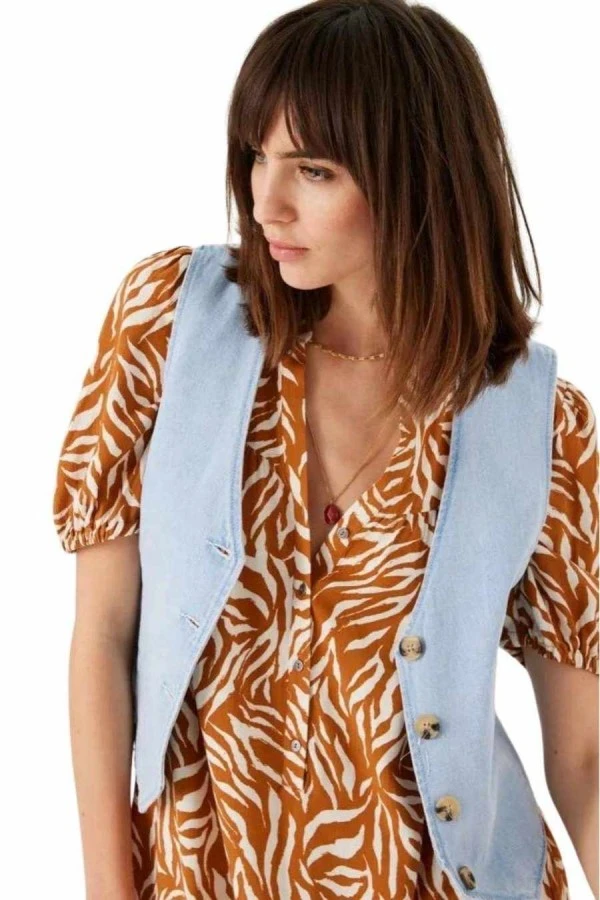 GARCIA ΓΙΛΕΚΟ ΓΥΝΑΙΚΕΙΟ P40292_ladies jacket - Denim