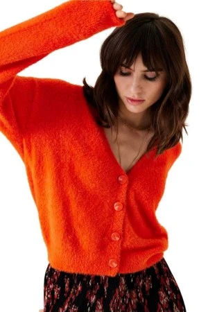 GARCIA ζακέτα γυναικεία U40250_ladies cardigan - Πορτοκαλί
