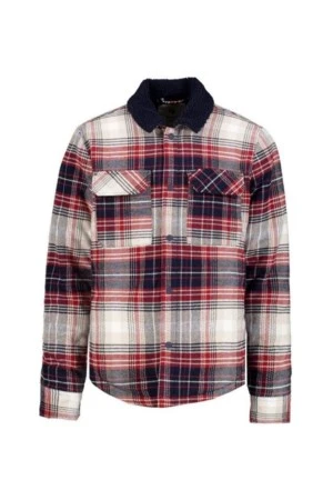 GARCIA overshirt U41101_men`s overshirt - Κόκκινο καρό