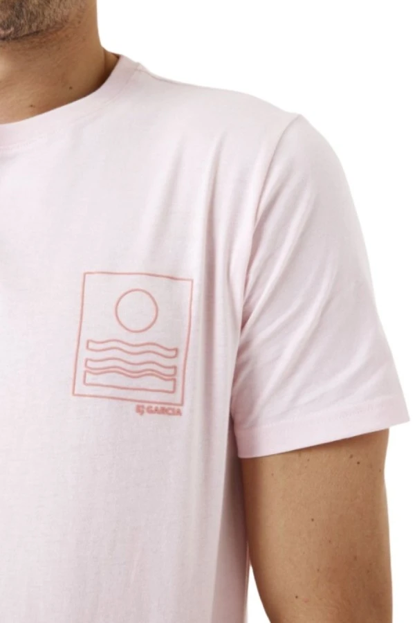 GARCIA T-Shirts F51001_men`s T-shirt ss - PINK