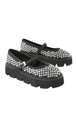 BUFFALO Women’s Ballerinas DARYA GLAM Black