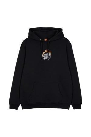 SANTA CRUZ Φούτερ με Κουκούλα Burnt Opus Front Hood - ΜΑΥΡΟ