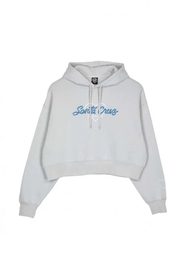 SANTA CRUZ Φούτερ με Κουκούλα Love Script Front Hood - 