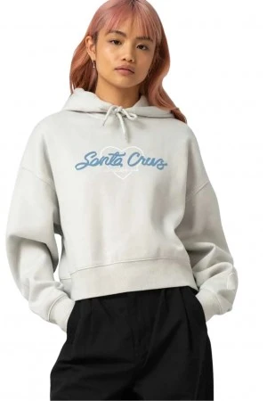 SANTA CRUZ Φούτερ με Κουκούλα Love Script Front Hood - 