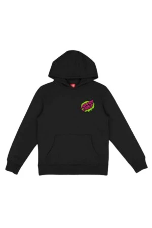 SANTA CRUZ Παιδικό Φούτερ Youth Slime Dot Hood – Μαύρο