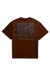 HOMEBOY T-Shirt OLD SCHOOL TEE - ΚΑΦΕ