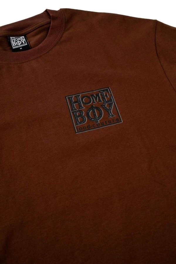 HOMEBOY T-Shirt OLD SCHOOL TEE - ΚΑΦΕ